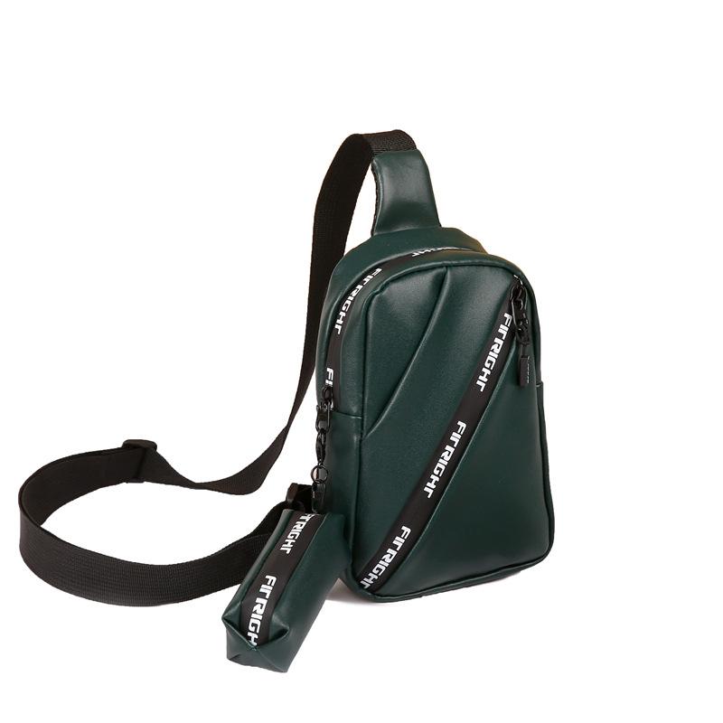 

Простая повседневная женская нагрудная сумка, которую можно носить через плечо, мини-сумка для мобильного телефона, женская сумка в спортивном стиле с отделением для мелочи и ключей. зелёный