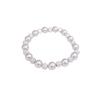 Light purple pearl bracelet necklace women's 5A zircon beaded collarbone chain Korean version new accessories