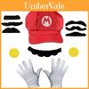 Super Mario Bros Kappe und Handschuh Set Aus Canvas Material Für Cosplay Und Sammler