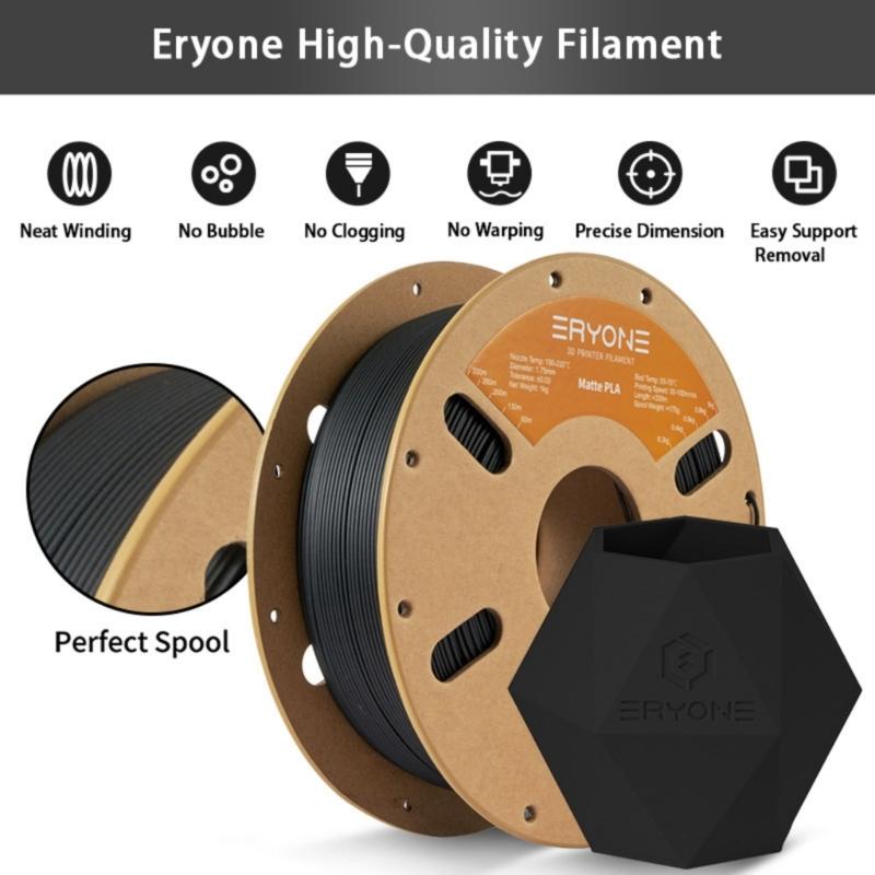 Filament 1.75mm 1KG 3D Printer Filament Strong Toughness 1KG Filament High Precise Filament Accessories
