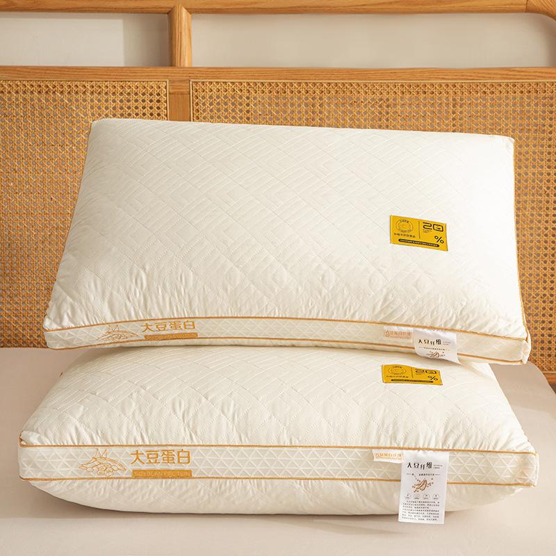 1pc 48*74cm  Soy Protein Pillow Hotel Pillow Core Home Single Rectangular Pillow Core Down Pillow
