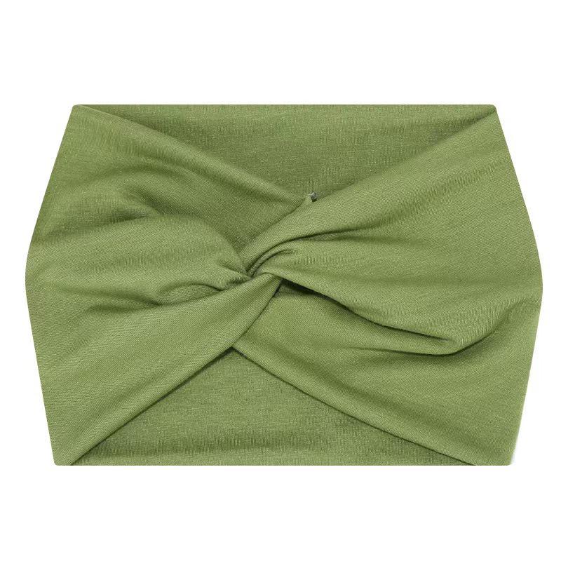 African Extra Wide Elastic Wrap Headband for Yoga and Sports