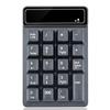 Dual-Mode Wireless Bluetooth Numeric Keypad with 19 Keys & 2.4G USB Receiver for Finance & Accounting