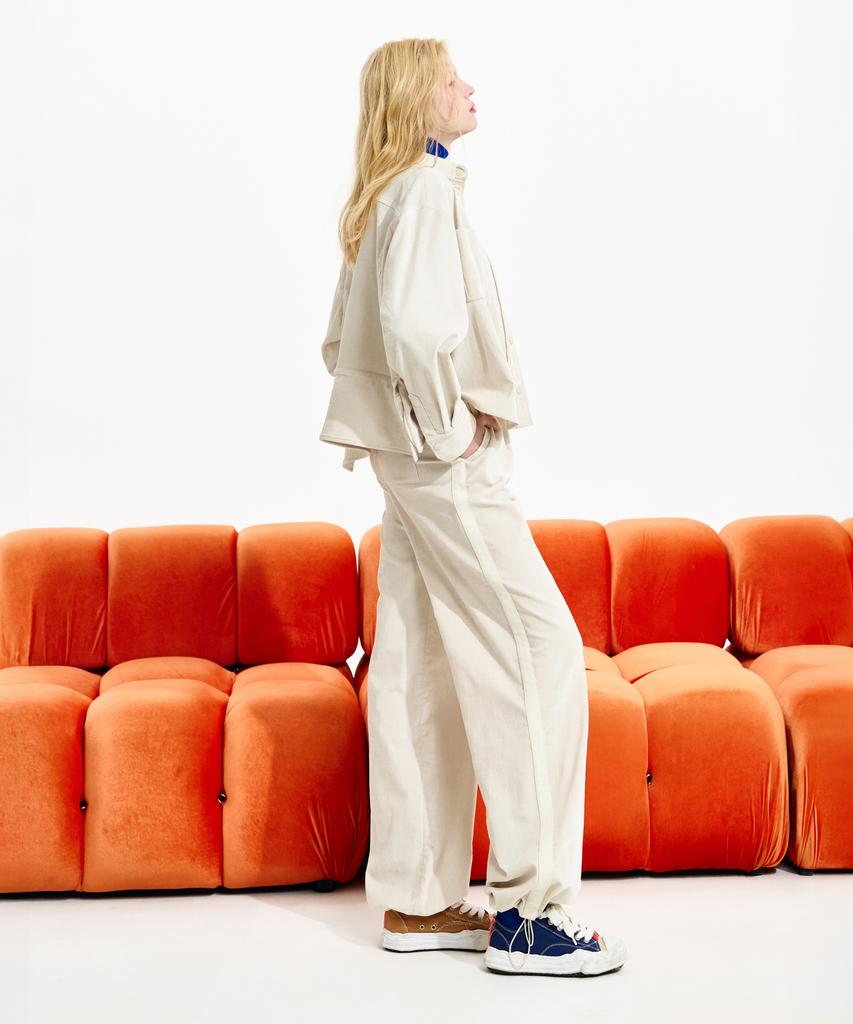 Seunoya 25Fw Flow Fit Chenille Drape Pants