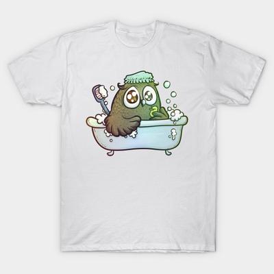T Shirt Women Owl Having A Bath Harajuku Print Kawaii Tshirt Summer Short Sleeve Female T-Shirt Top Tee