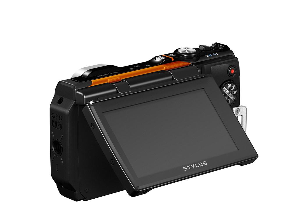 OLYMPUS STYLUS Tough Digital Camera Waterproof To Adjustable LCD Monitor TG-860 (Orange), 15m, (TG-860 ORG)
