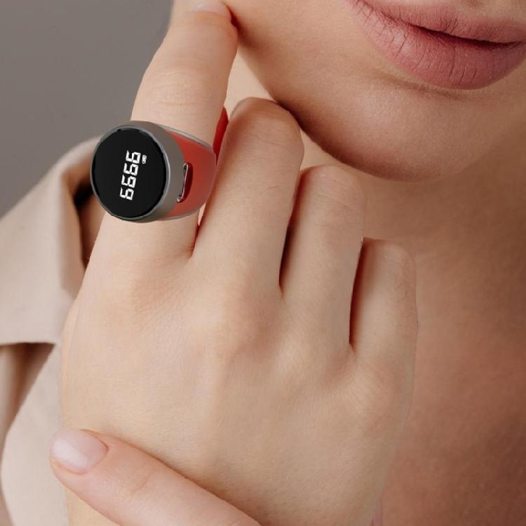 Fitness Spiritual Practice Intelligent Rings Counter with Step and Count Features for Cooking Exercise Time Management