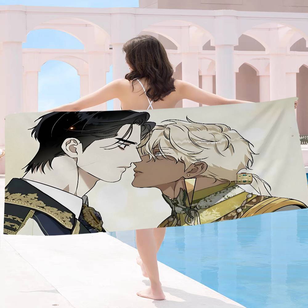 Brothers without a tomorrow bl Anime Microfiber Printed Beach Mountain Climbing Yoga Beach Swimming Running Absorbent Soft Towel
