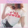 Premium Quality Casual T-shirt Featuring Girl Power Message For Confident Femmes