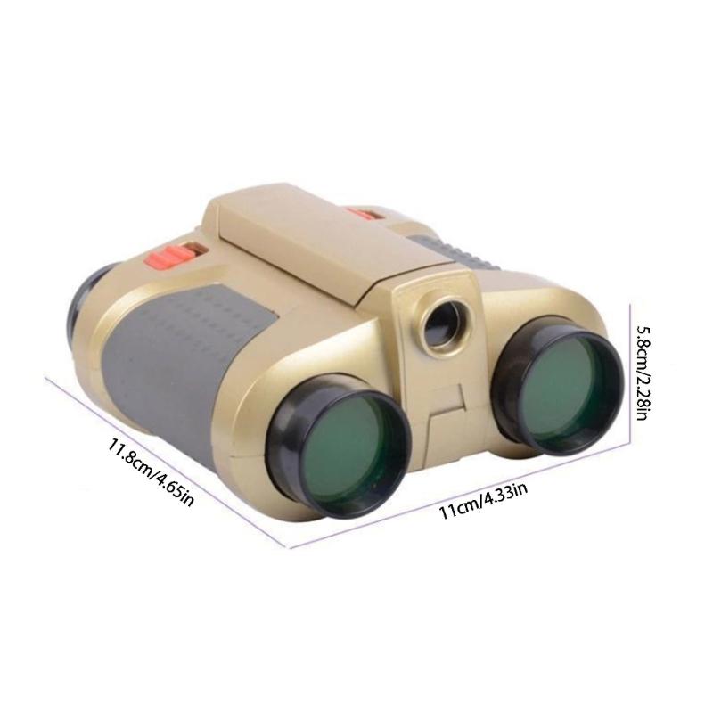 High Clear Binocular With Nonslip Grip Professional Large Ranges Binocular with Low Light for Classroom Observations