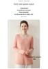 Lekasha Women's Long-Sleeve Cashmere V-Neck Knitwear - Autumn Old Money Style