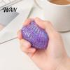 Dekompressionsspielzeug Mini Glitzer Muschel Quetschspielzeug, Stressabbau Zuckerball Tragbarer Linderer Fidget Weich Dehnbar Transparent Ozean Sensorisch
