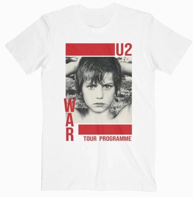 

U2 Band Music Tour Cotton White Full Size Men Women T Shirt XL