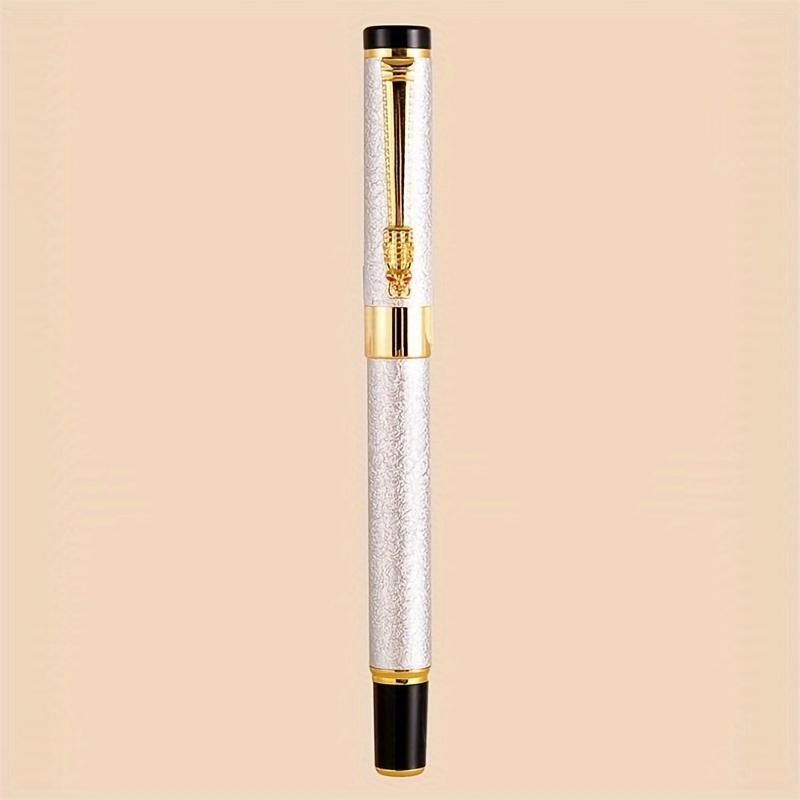 

Роскошная высококачественная перьевая ручка с металлическим наконечником толщиной 0,5 мм — идеально подходит для бизнеса и каллиграфии