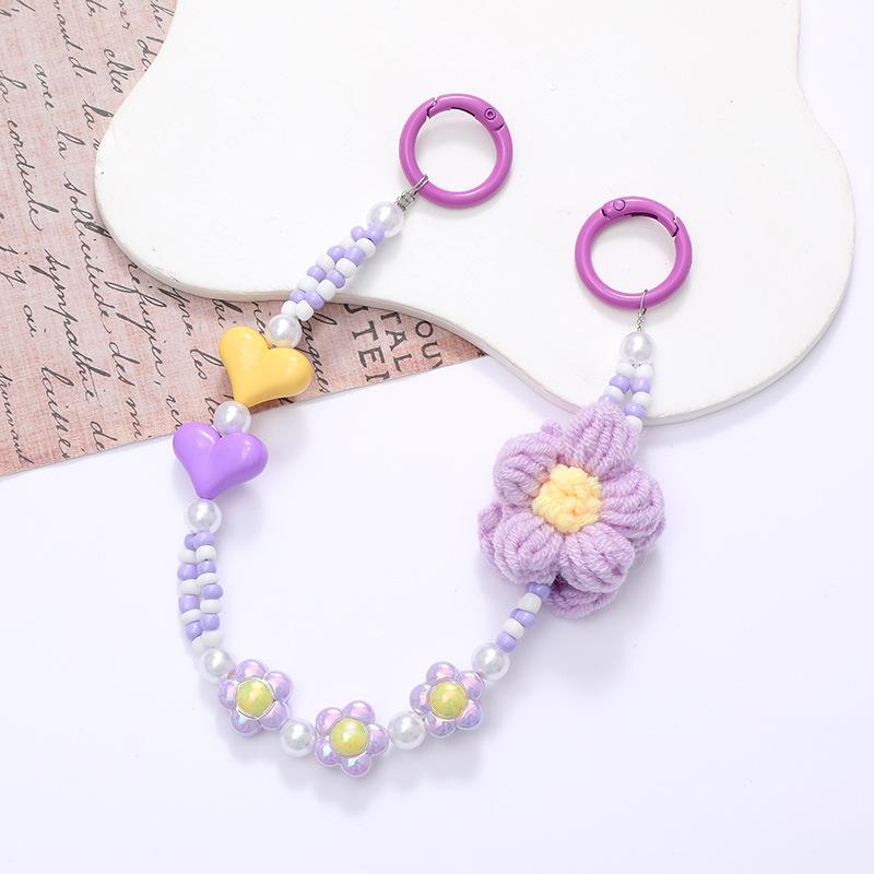 

Plush Flower Carrying Chain ABS