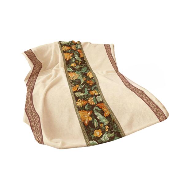 Nap Blanket for Air-Conditioned Rooms, Lightweight Flannel Throw Blanket, Double-Sided Soft Anti-Static Cozy Shawl for Home Office Travel Dorm
