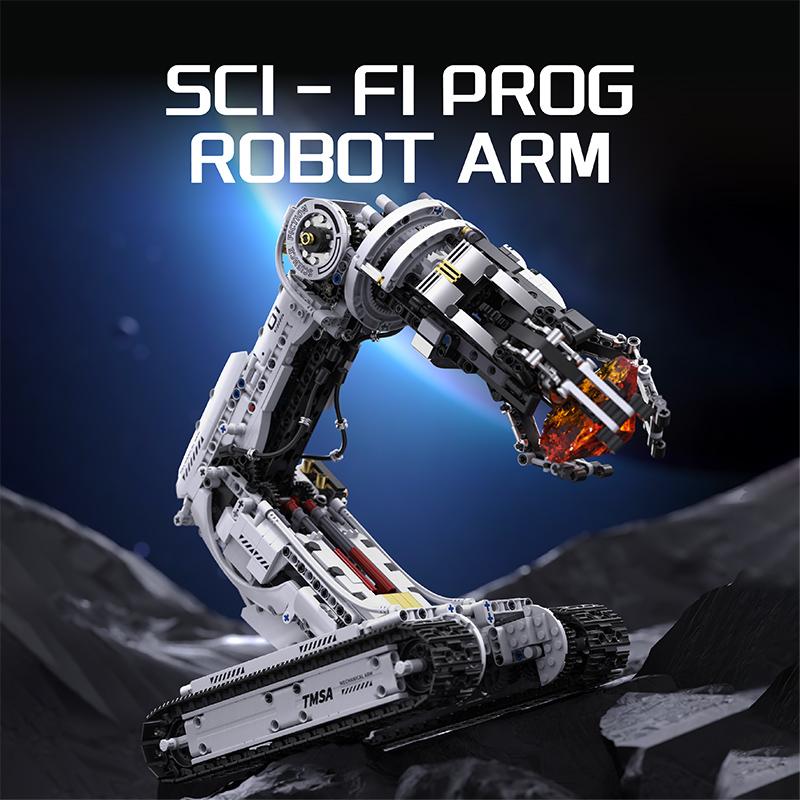 Technical 1512Pcs Science Fiction Programming Robotic Arm Building Blocks High Tech Engineering Car Bricks Toys Kids Adult Gift