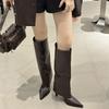 Pointed Boots Women's 2025 Autumn and Winter New Women's Boots High Boots But Knee Boots High Heels Knight Boots