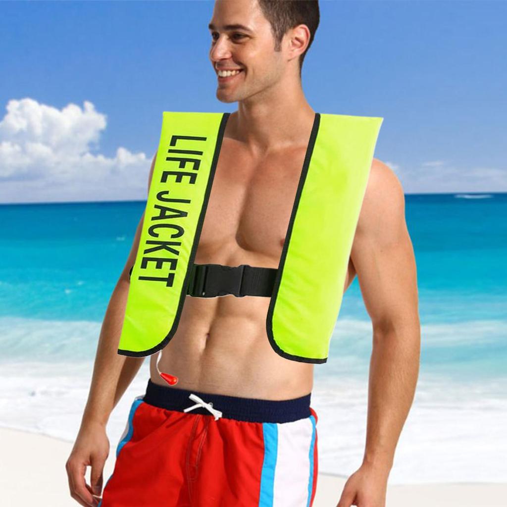 Adult Swim Vest Automatic Inflatable Swimsuit For Pool Buoyancy Suit Waterproof For Beach Fishing Paddleboarding Surfing Boating