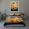 Sunflowers sunset quote Bedding Duvet cover sets Duvet covers Pillowcases gifts (1 * Duvet Cover 2 * Pillowcases, without duvet insert)