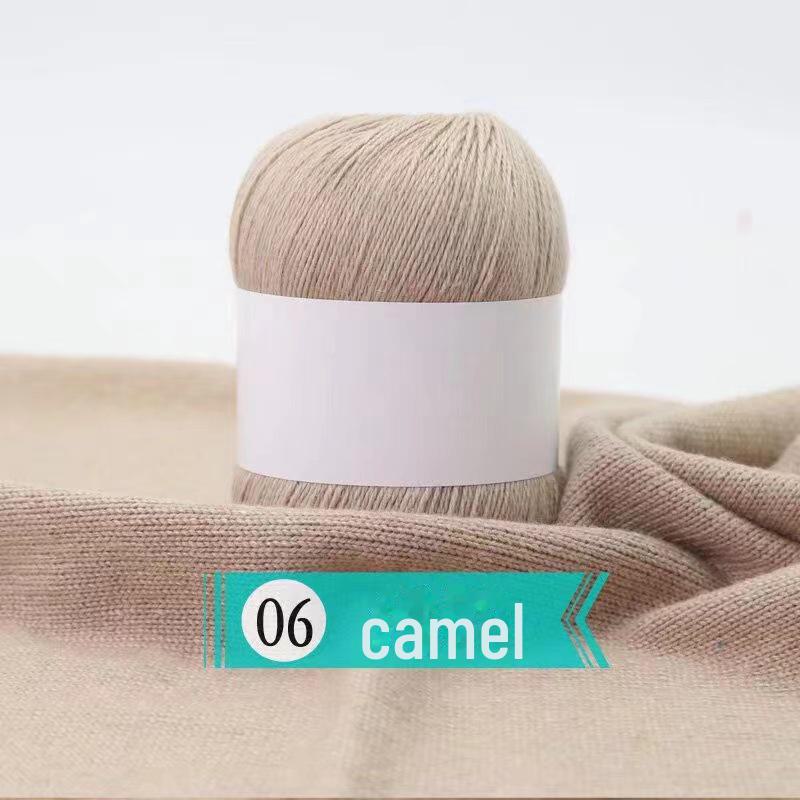 Hand-woven Cashmere Yarn - 3 Ply Soft Wool for Sweaters - Spot Processed Ball of Yarn