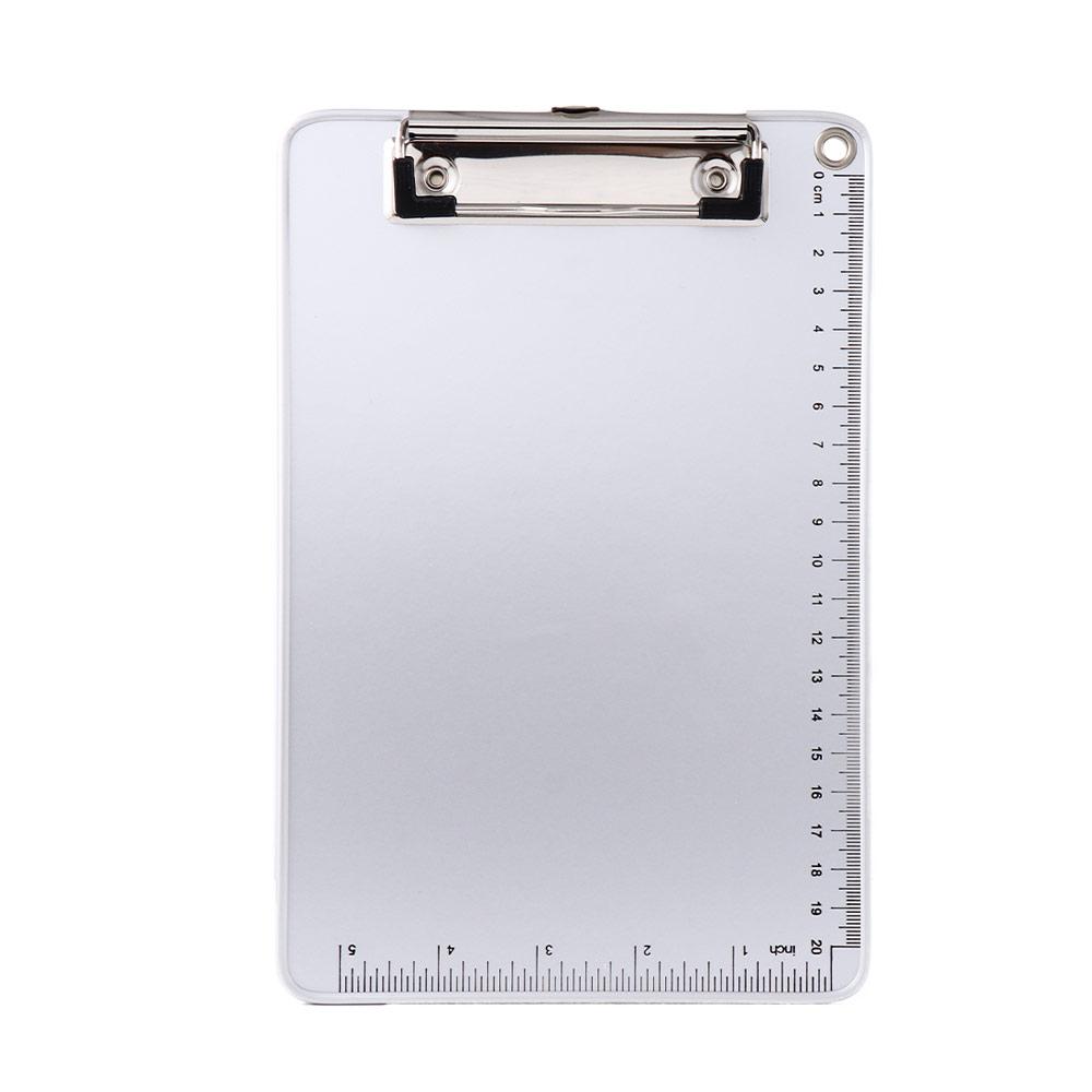 

Supplies File Organizer Aluminum Alloy A5 Collect Book File Folder Clipboard Writing Pads A4 Document Holder Writing Board Clip