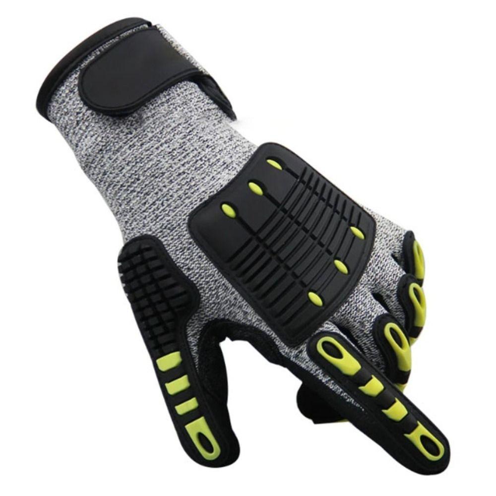Oil-proof Anti Cutting Gloves Shock Absorbing Anti-smashing Gloves  Rescue Work