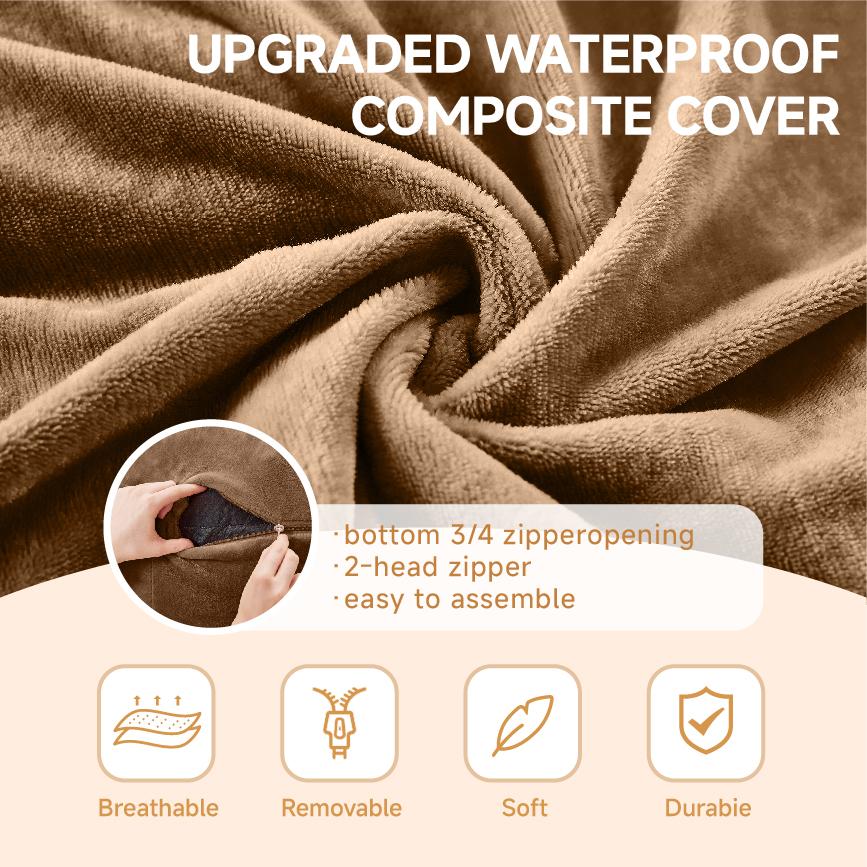 120 Beanbag, Beanbag Chair, Sofa for Adults, Soft and Comfortable Reading Chair, Suitable for Bedroom, Balconies and Other Places