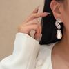Elegante Strass-Tropfenperlen-Ohrringe für Damen – Retro, High-End-Design für Bankette
