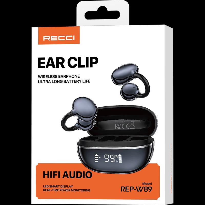Recci REP-W89 Clip-Ear Bluetooth Headphones