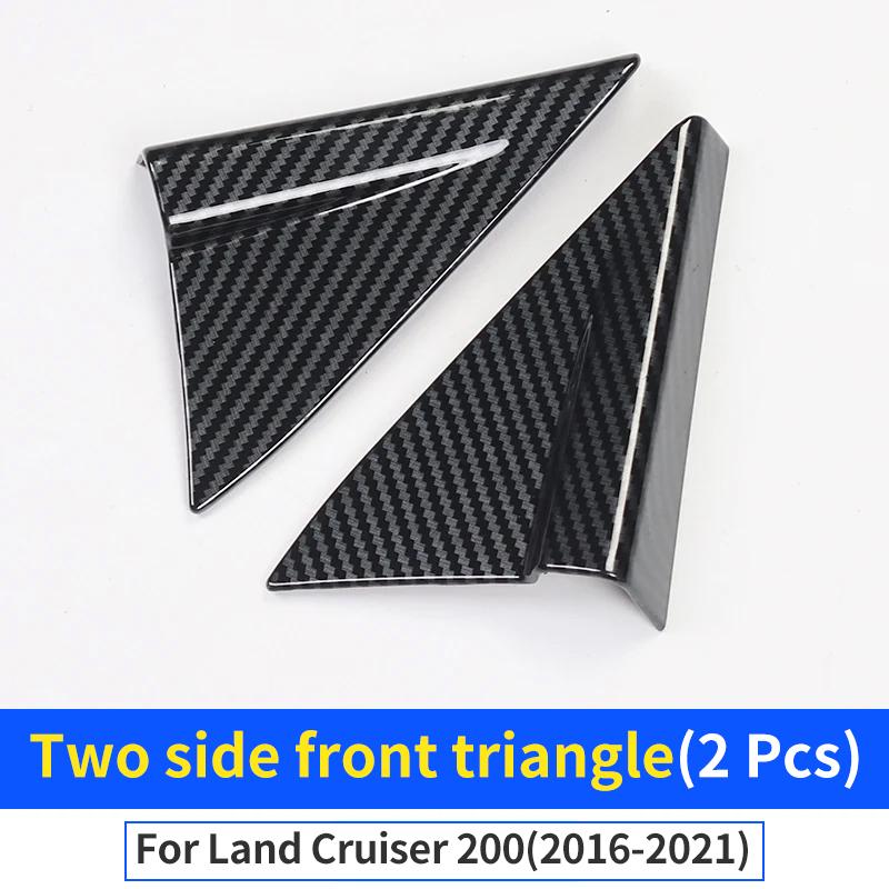 Per Land Cruiser 200 LC200 2008-2021 Accessori Design Interni Aggiornamento Pannello Maniglia Porta Auto Decorativo Texture Fibra di Carbonio