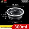 Star Round Disposable Meal Box with Lid 1000ML
