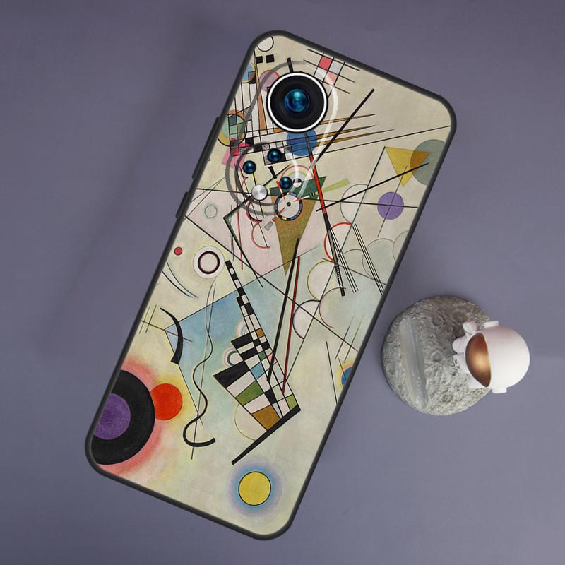 Wassily Kandinsky Abstraktní Pro Huawei Honor Magic 5 Lite 70 50 X8 X9 a P20 P30 P40 P50 P60 Pro P Smart Nova 9 5T Pouzdro