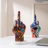 New Product Graffiti Middle Finger Gesture Finger Resin Ornament Best Home Tabletop Living Room Office Use Decoration Crafts