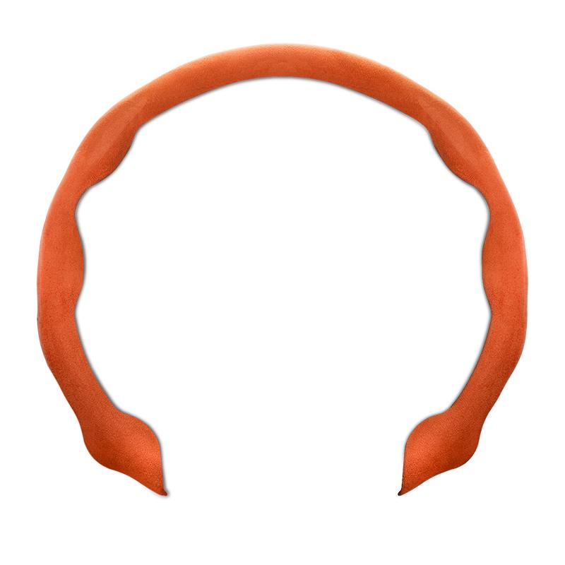 Card Style Suede Ultra-thin Car Steering Wheel Cover, Dynamic and Fashionable Universal Version
