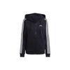 adidas Free Shipping With AdiClub Essentials 3 Stripes Full Zip Fleece Hoodie Women's HZ5743