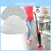 Eco-friendly White Chenille Mop Pads Perfectly Fit Vileda And O-cedar Steam Mops