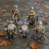 Wetterbeständige Garten Dekorationen Wikinger Zwerg Krieger Figur, Harz Nordischer Zwerg Statue, Dekorative Retro Märchen Haus Dekor Soldat