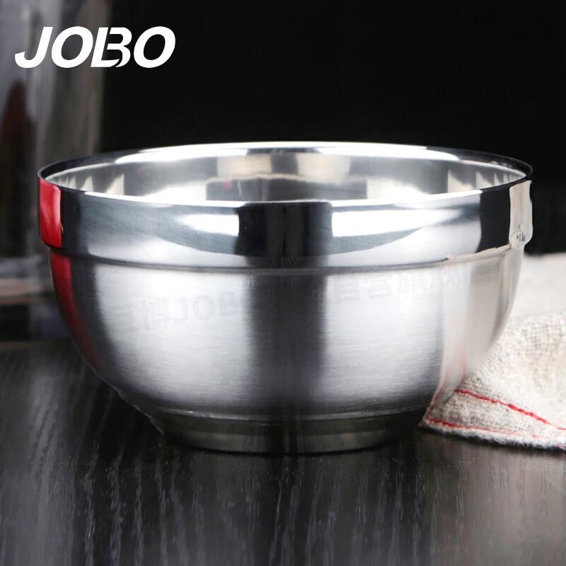 JOBO 12cm Commercial 304 Stainless Steel Insulated Bowls (10-Pack)