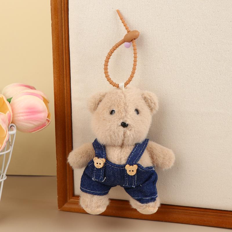 

Милый комбинезон Медведь Медведь Плюшевый Подвеска Пара Подвесные Аксессуары Мультяшный Медведь Брелок для Сумки Декор Подарок