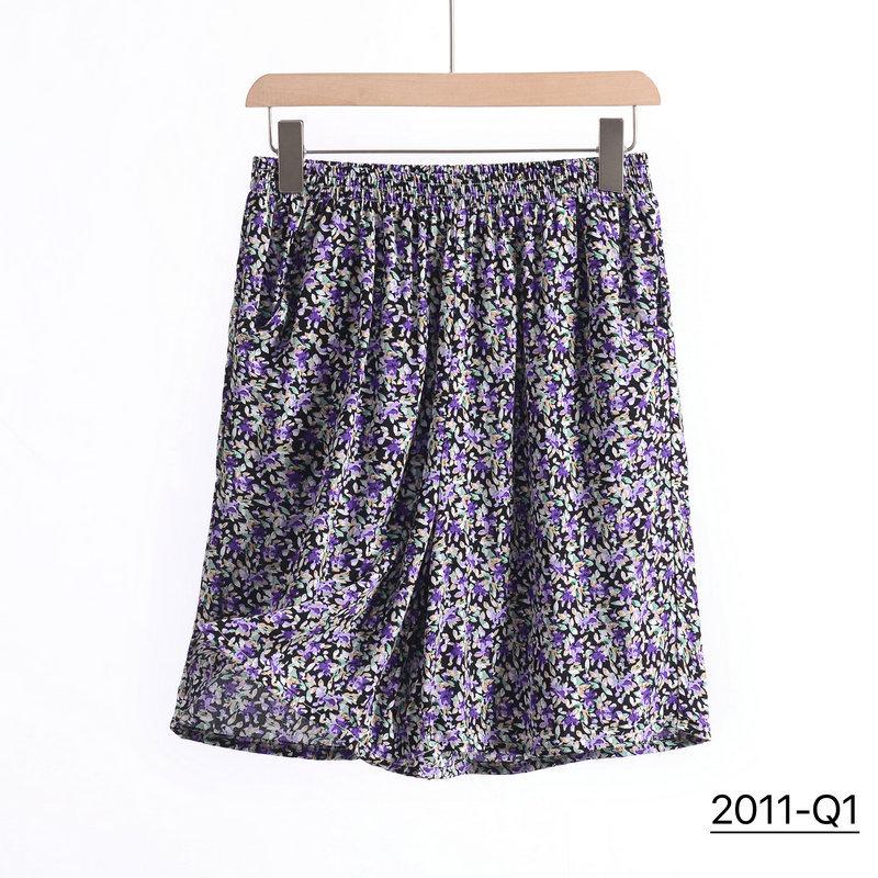 

Большие размеры XL до 6XL Поплиновые шорты Цветы домашняя одежда короткие брюки Повседневные свободные пляжные шорты XL