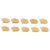 10 Pcs ZQMX 3N11-1E SP300 GTN-3, 3mm Cut-Off Grooving Carbide Inserts CNC Tools