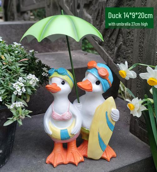 Outdoor Garden Duck Ornaments for Yard, Villa, Courtyard, Balcony, and Landscaping Decor