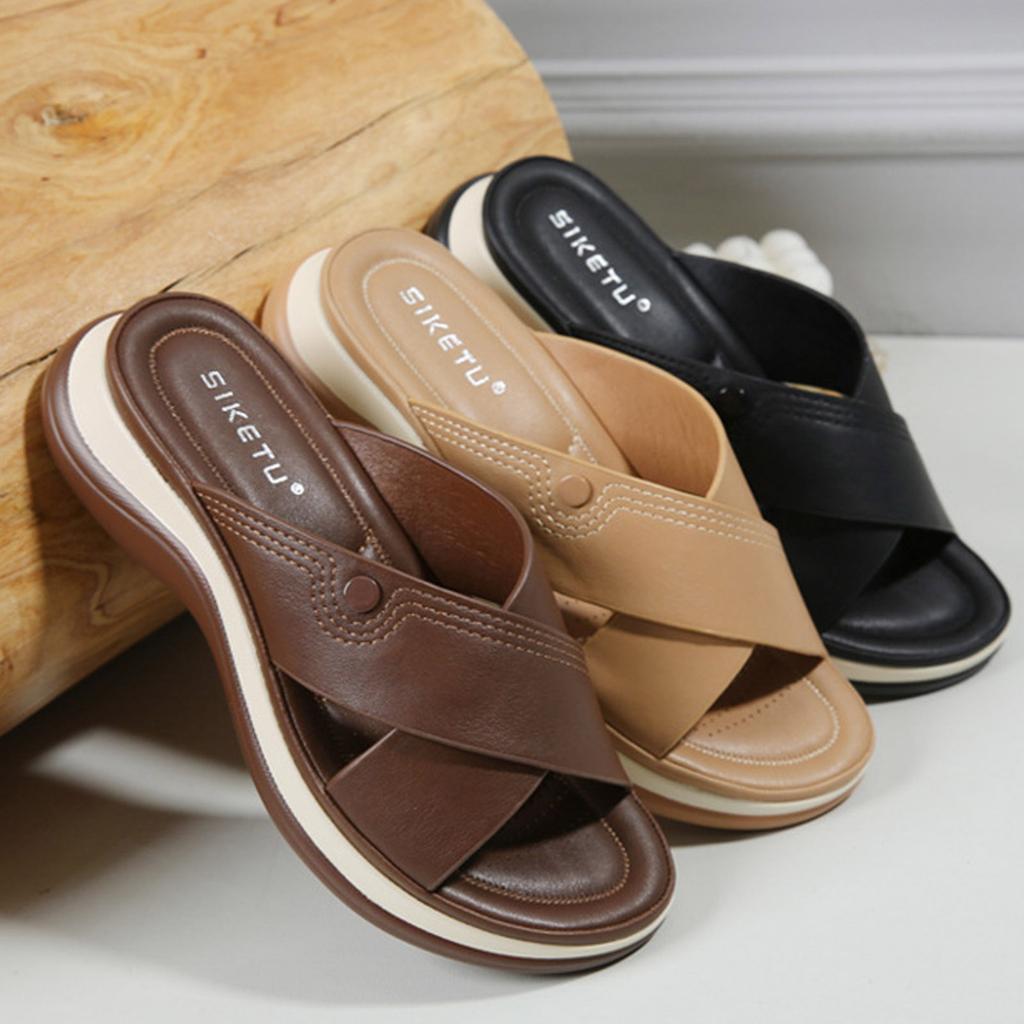 Women'S Thick Sole Sandals Plus Size Lightweight Sweet Slippers Beach Slipper For Women Hot Zapatos Para Mujer Sandalias Planas