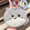 Plush Cat Fish Keychain With Embroidery Design For Kids And Collection Gift