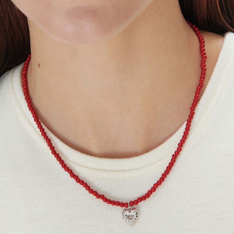 MATIAS Cushion Red Necklace