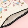 Cute Little Dog Cosmetic Bag Happy Puppy Canvas Makeup Storage Bag Large Capacity Storage Pouch Travel Toiletry Bag