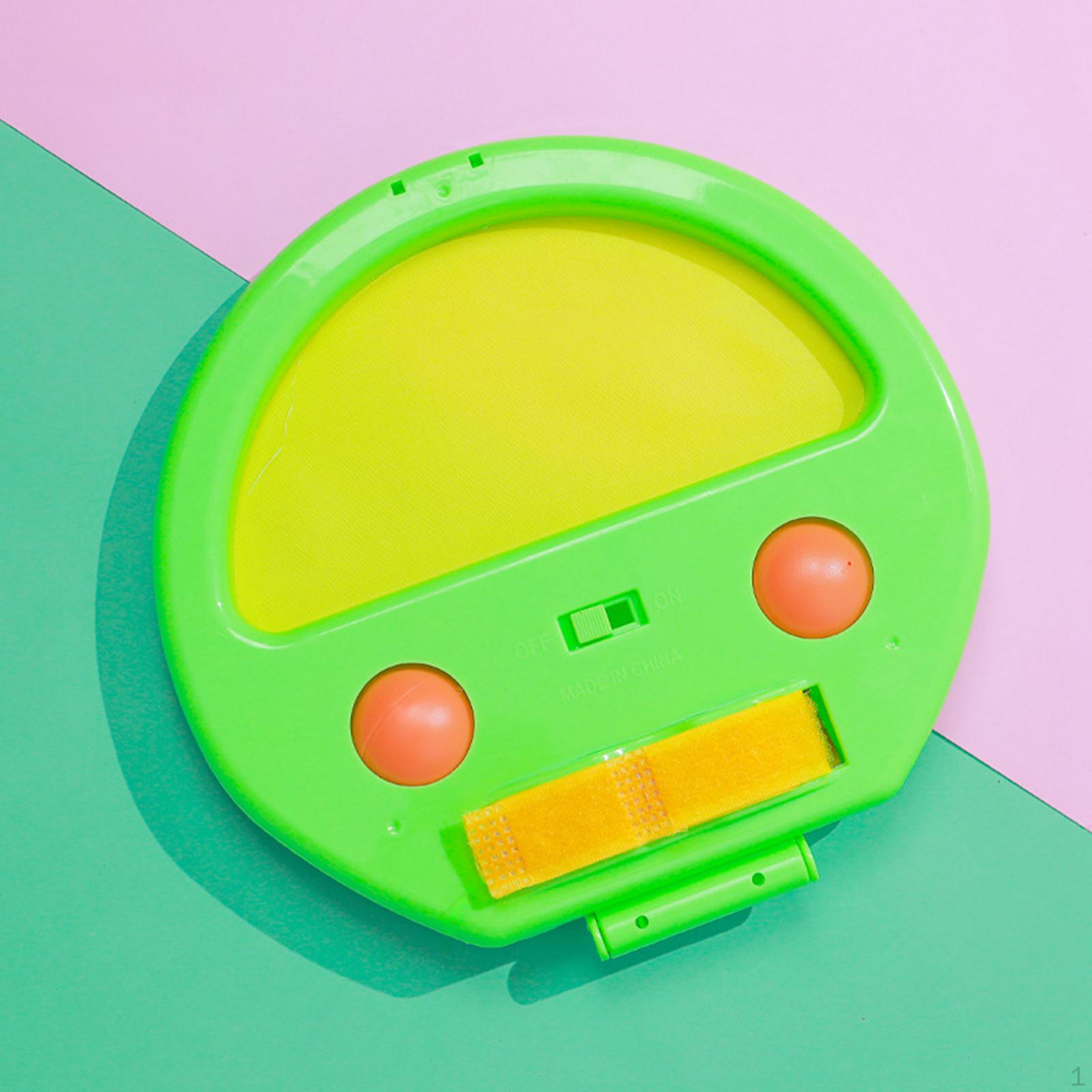 

Детский игровой набор с ракеткой для ловли мяча, спортивная игрушка на открытом воздухе, фитнес-игра с броском и захватом, зелёный