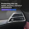 2pcs Carbon Fiber Side Air Conditioning Vent Outlet Cover Trim Sticker For BMW  3 Series G20 2025 Accessories