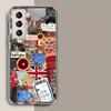 Cute P-Paddington Bear Phone Case For Samsung A16 A26 A36 A56 A17 A15 A25 A35 A55 A14 A24 A34 A54 A04S A05S Galaxy Note 20 10 9